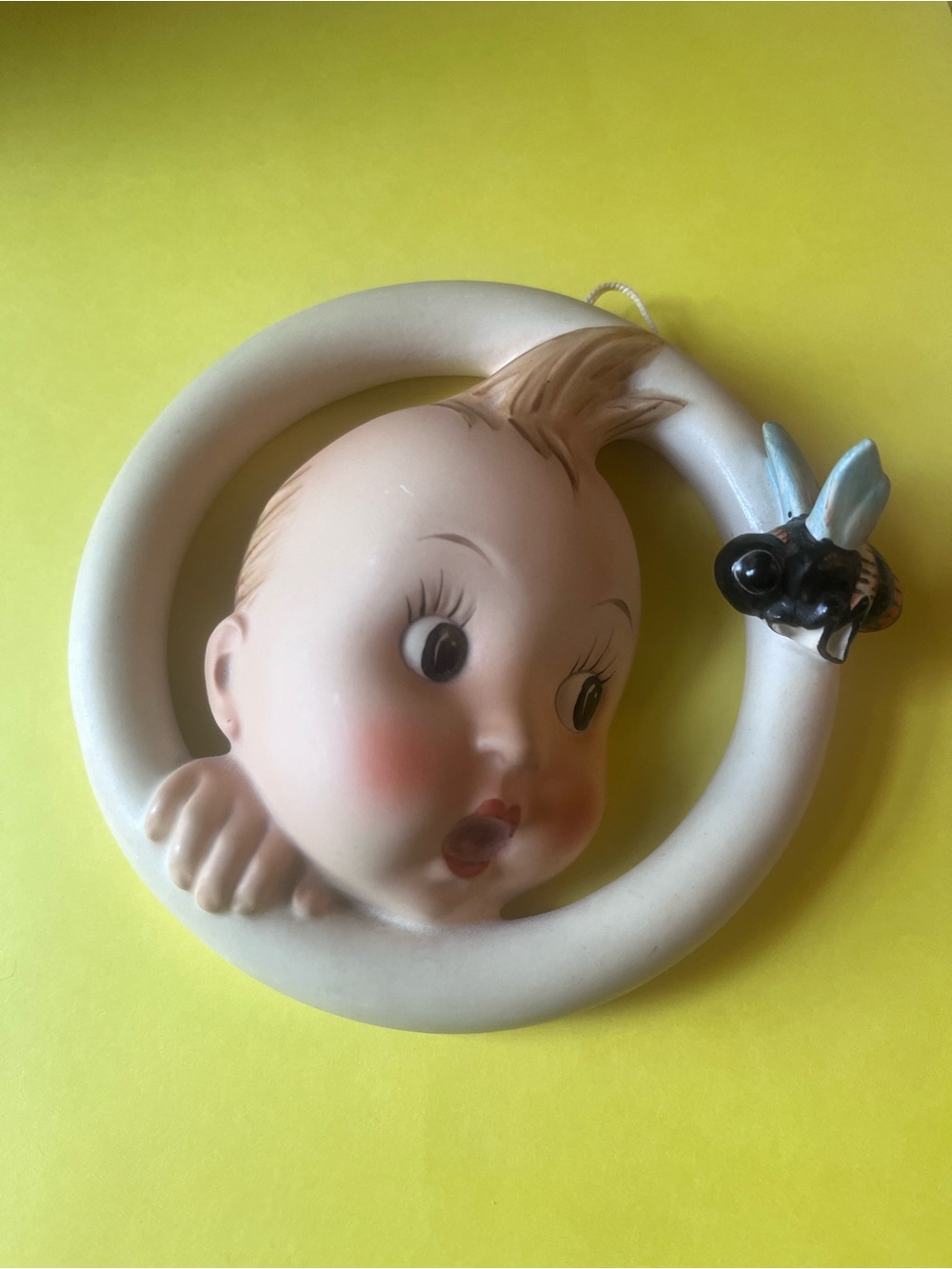 Hummel Baby Face Ring with Bee 🐝